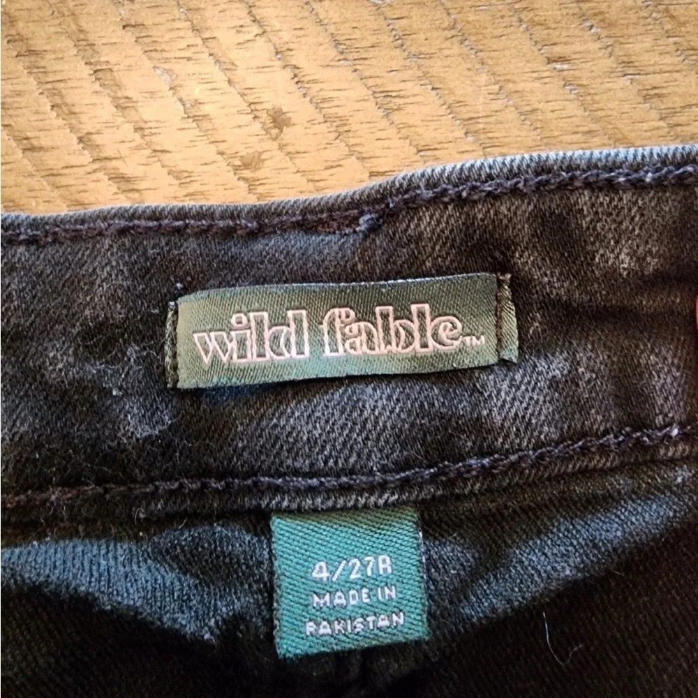 Wild fable black highest rise booty shorts size 4